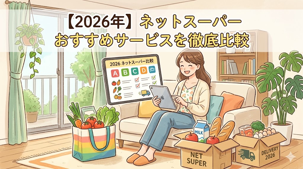 【2026年】ネットスーパーおすすめサービス28選を徹底比較