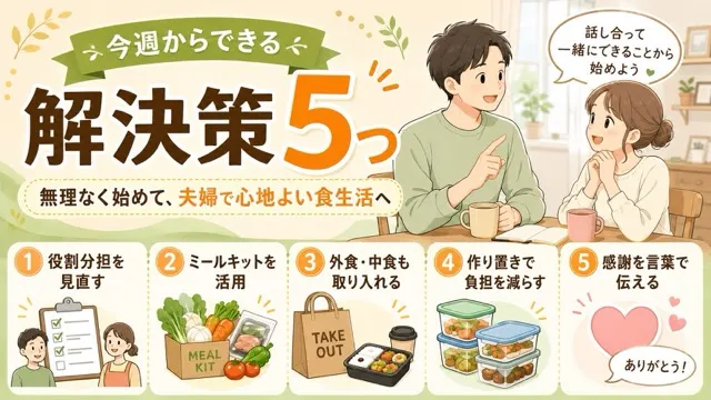 今週からできる解決策5つ