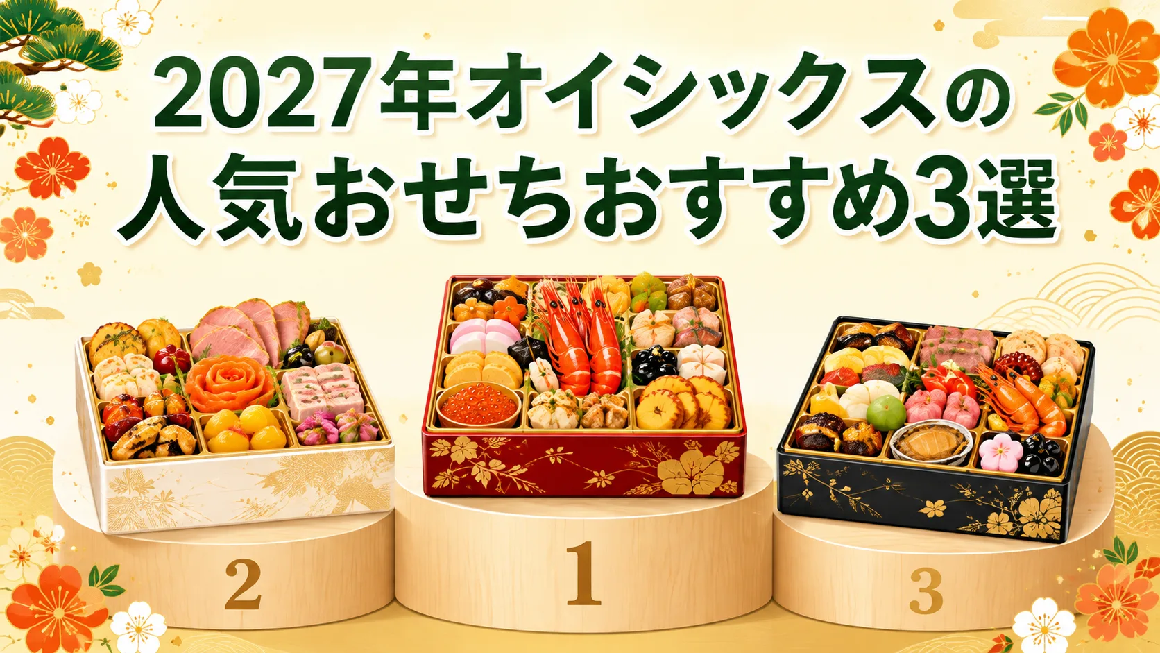 2027年オイシックスの人気おせちおすすめ3選