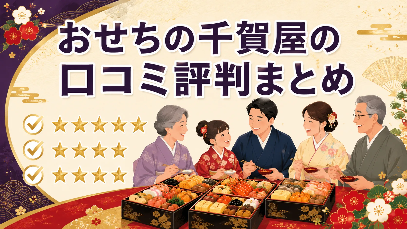 おせちの千賀屋の口コミ評判まとめ